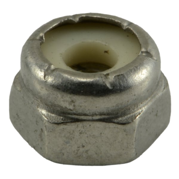 Midwest Fastener Nylon Insert Lock Nut, #8-32, 18-8 Stainless Steel, Not Graded, 100 PK 05286 - main